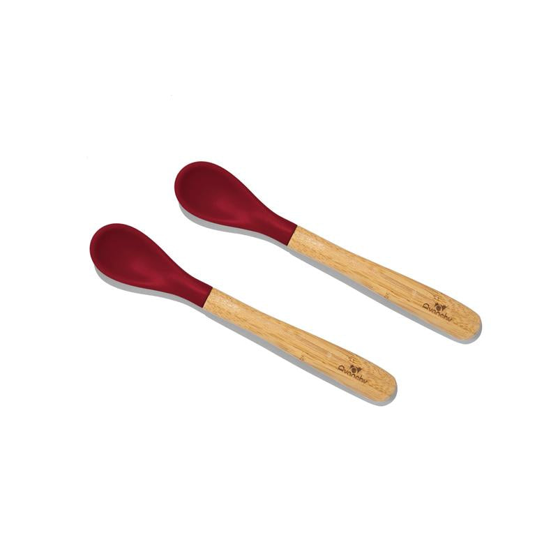 Infant Spoons Small Scoop | Bamboo & Silicone