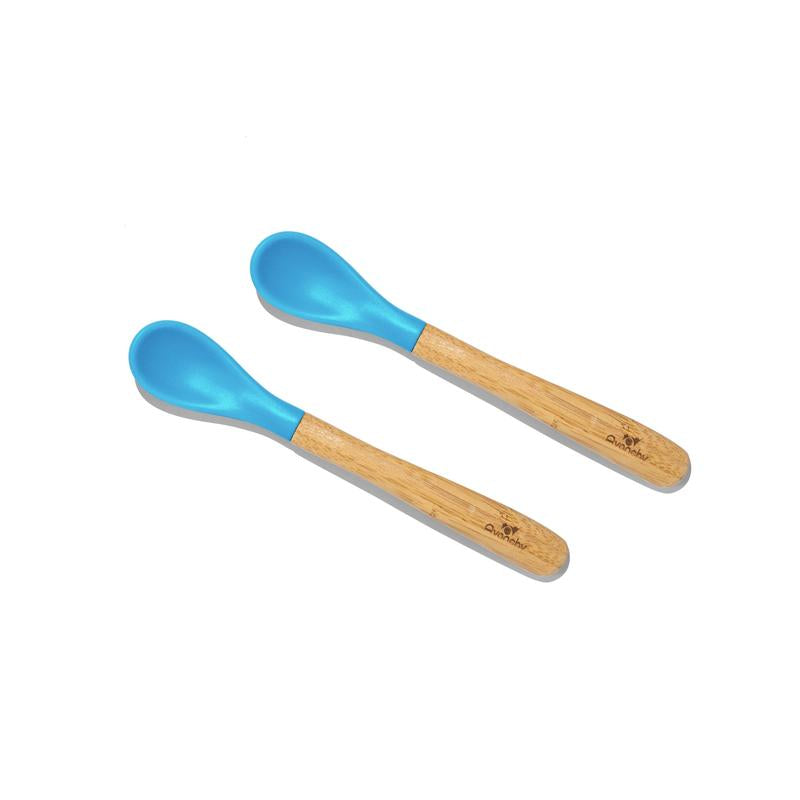 Infant Spoons Small Scoop | Bamboo & Silicone