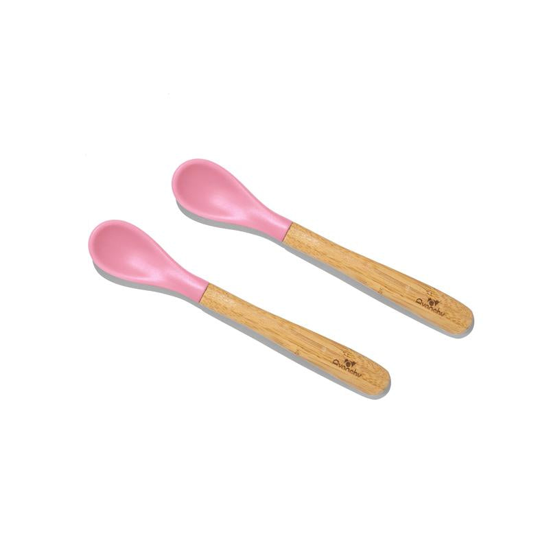 Infant Spoons Small Scoop | Bamboo & Silicone