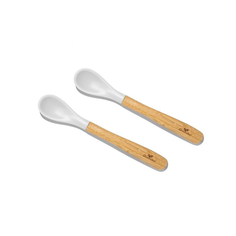 Infant Spoons Small Scoop | Bamboo & Silicone