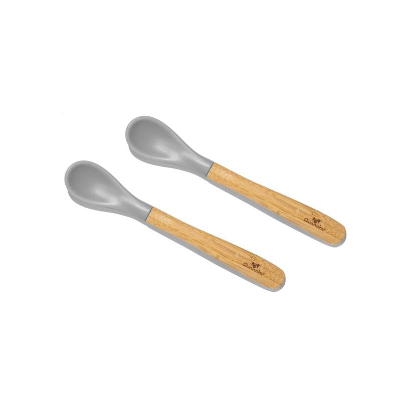 Infant Spoons Small Scoop | Bamboo & Silicone