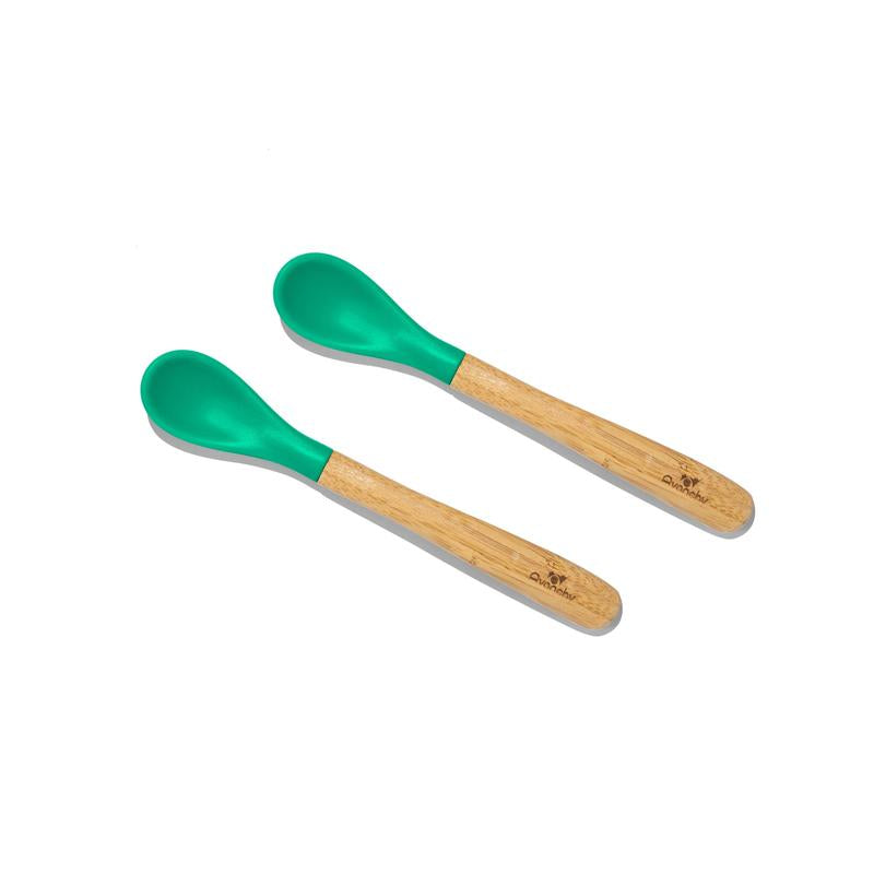 Infant Spoons Small Scoop | Bamboo & Silicone