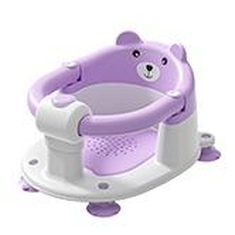 MOREFEEL Frog Design Baby Bath Seat for Babies 6 Months - 36 Months Toddler Bath Seats for Babies Sitting up Non-Slip Infant Bath Tub Chair with 4 Suction Cups & Soft Cushion for Shower Compact Toddler Bathtub Seat Pink Gift Newborn