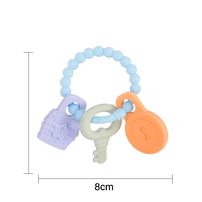 Baby Teething Toys – Key Bracelet Silicone Teething Sticks-2