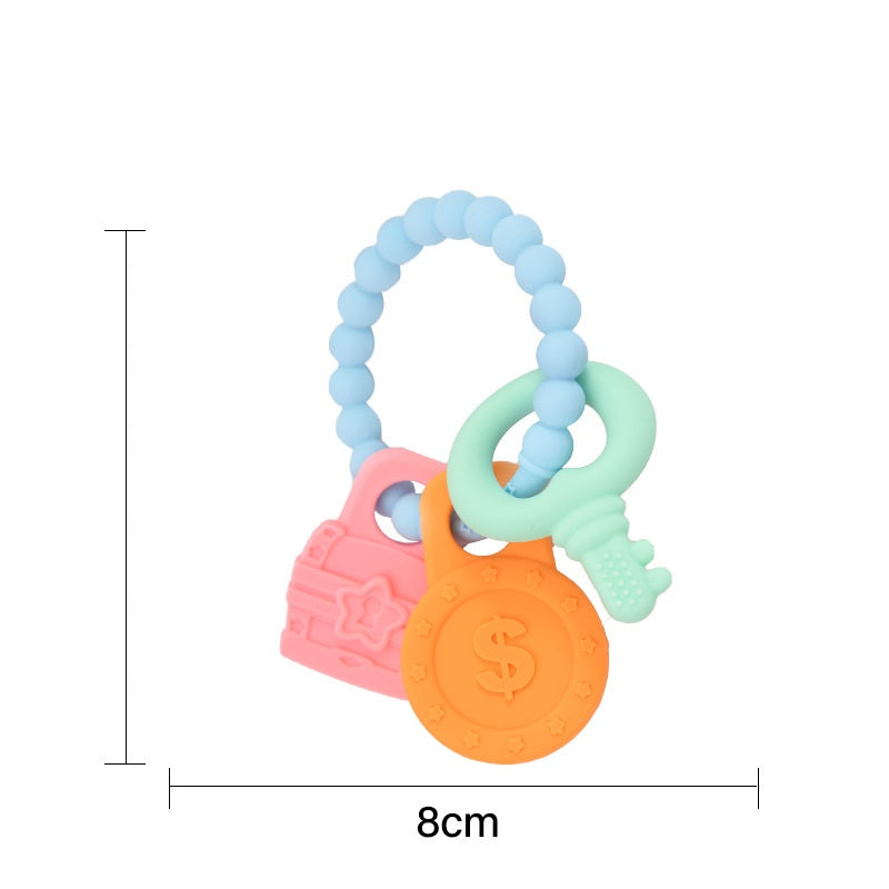 Baby Teething Toys – Key Bracelet Silicone Teething Sticks-3