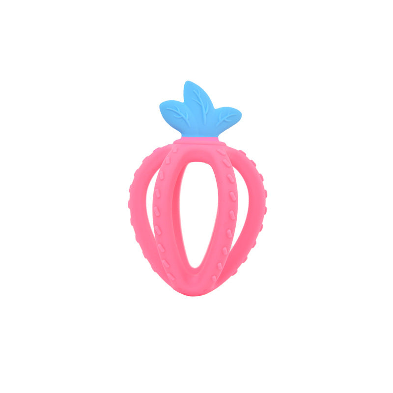 Baby Teething Toys – Strawberry Silicone Teething-2