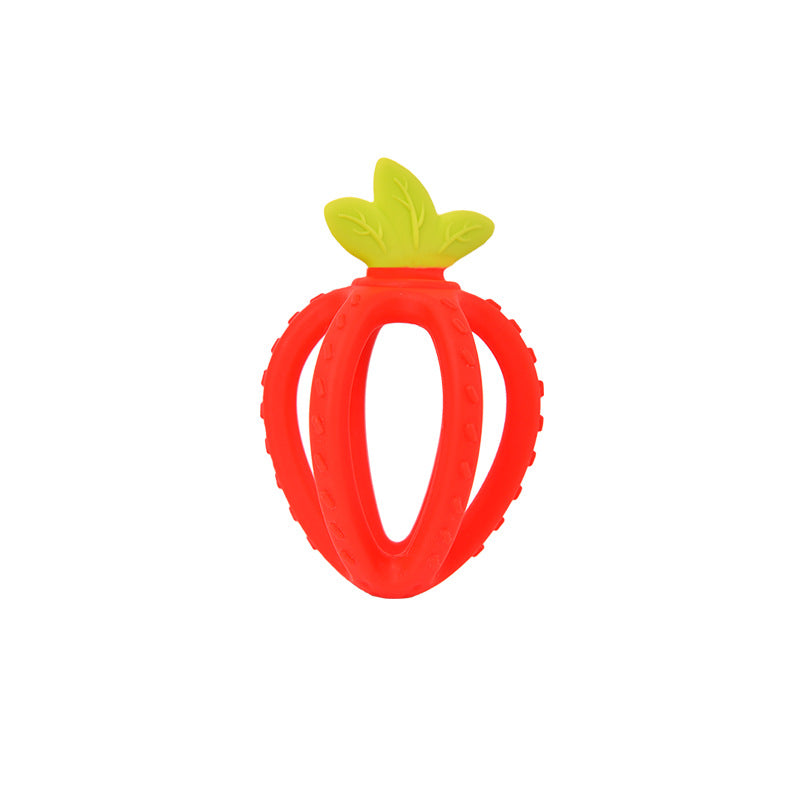 Baby Teething Toys – Strawberry Silicone Teething-4