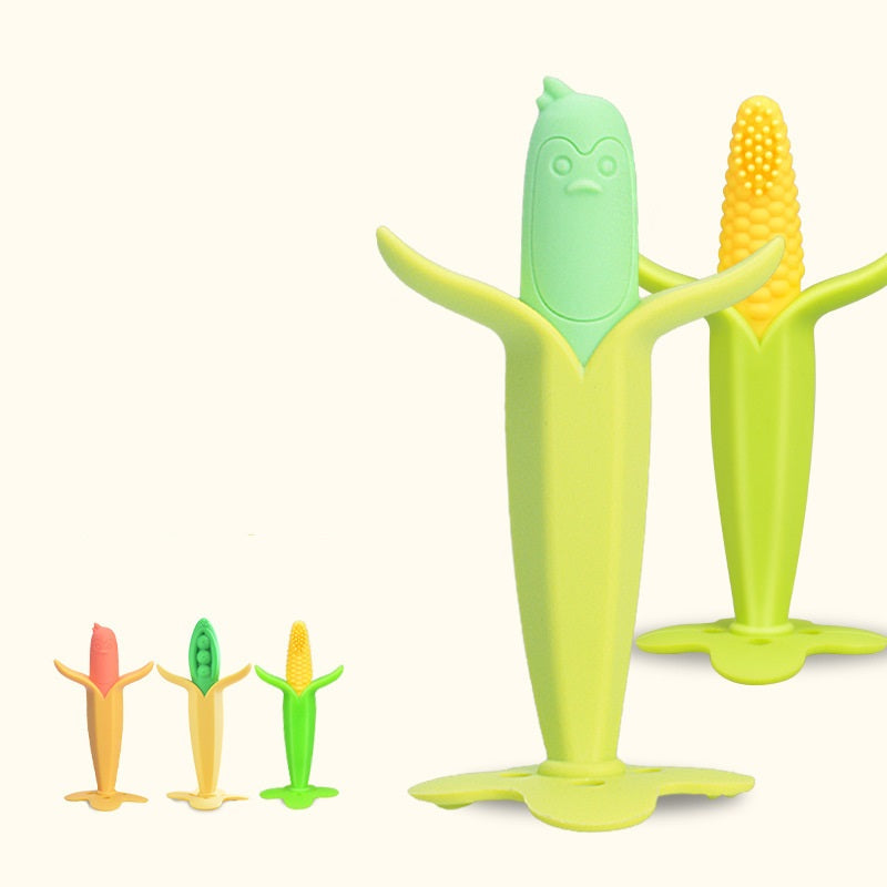 Baby Teething Toys – Banana & Corn Silicone Teething-0